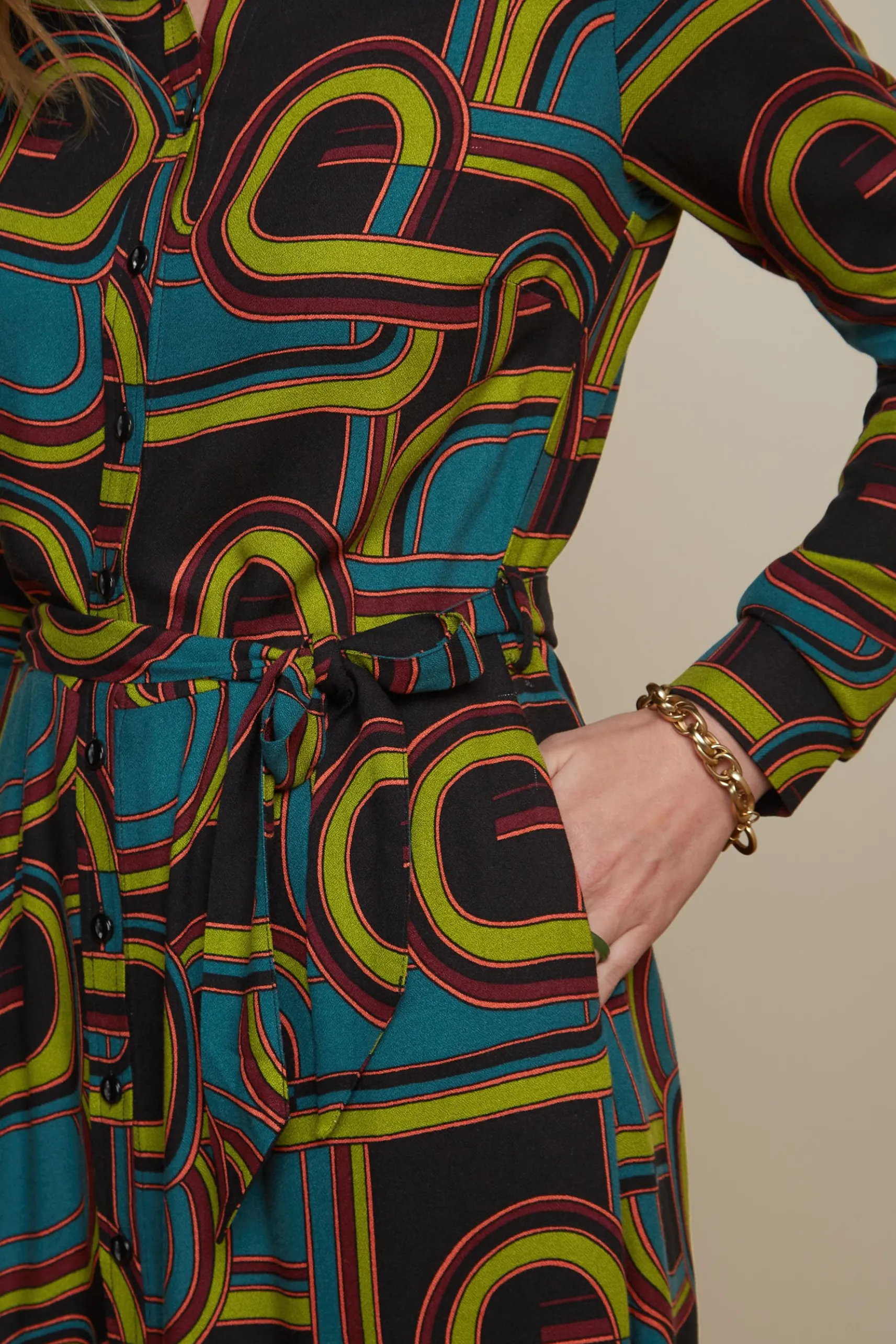 Rosie Midi Dress Zappa