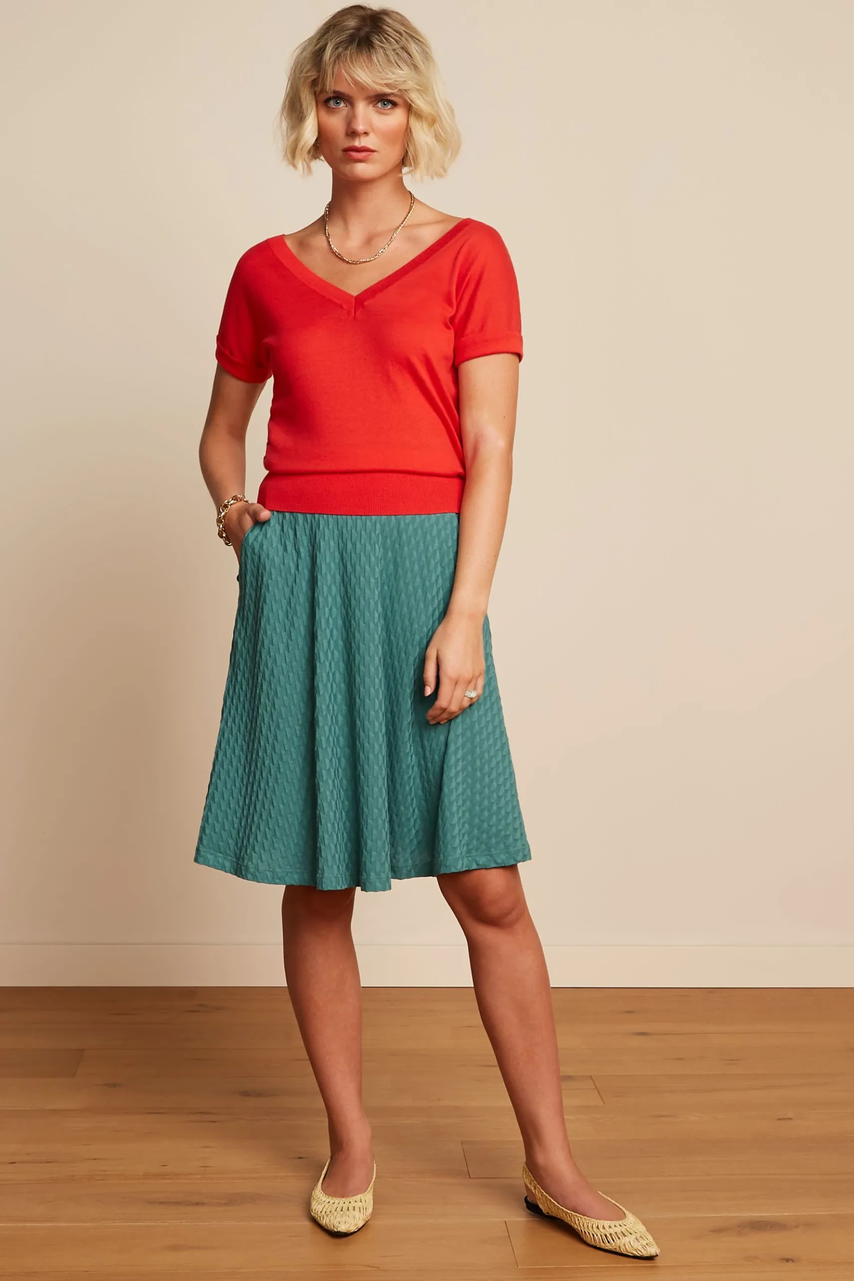 Serena Skirt Manelli Jacquard
