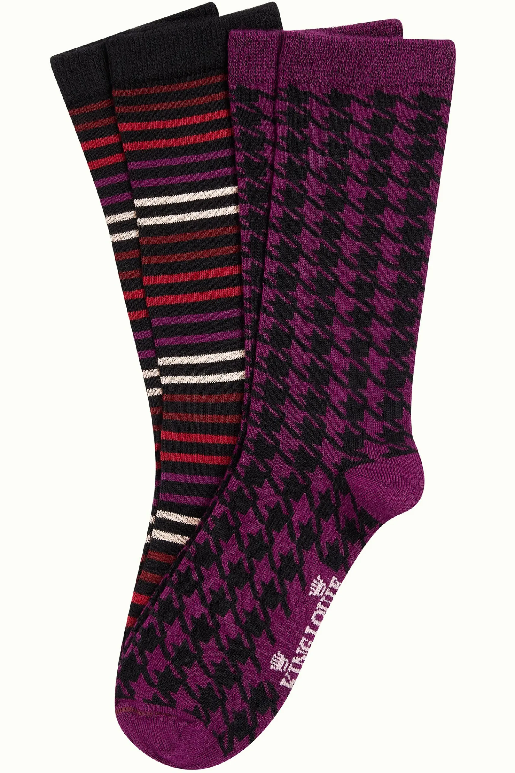 Socks 2-Pack Pied-de-Poule