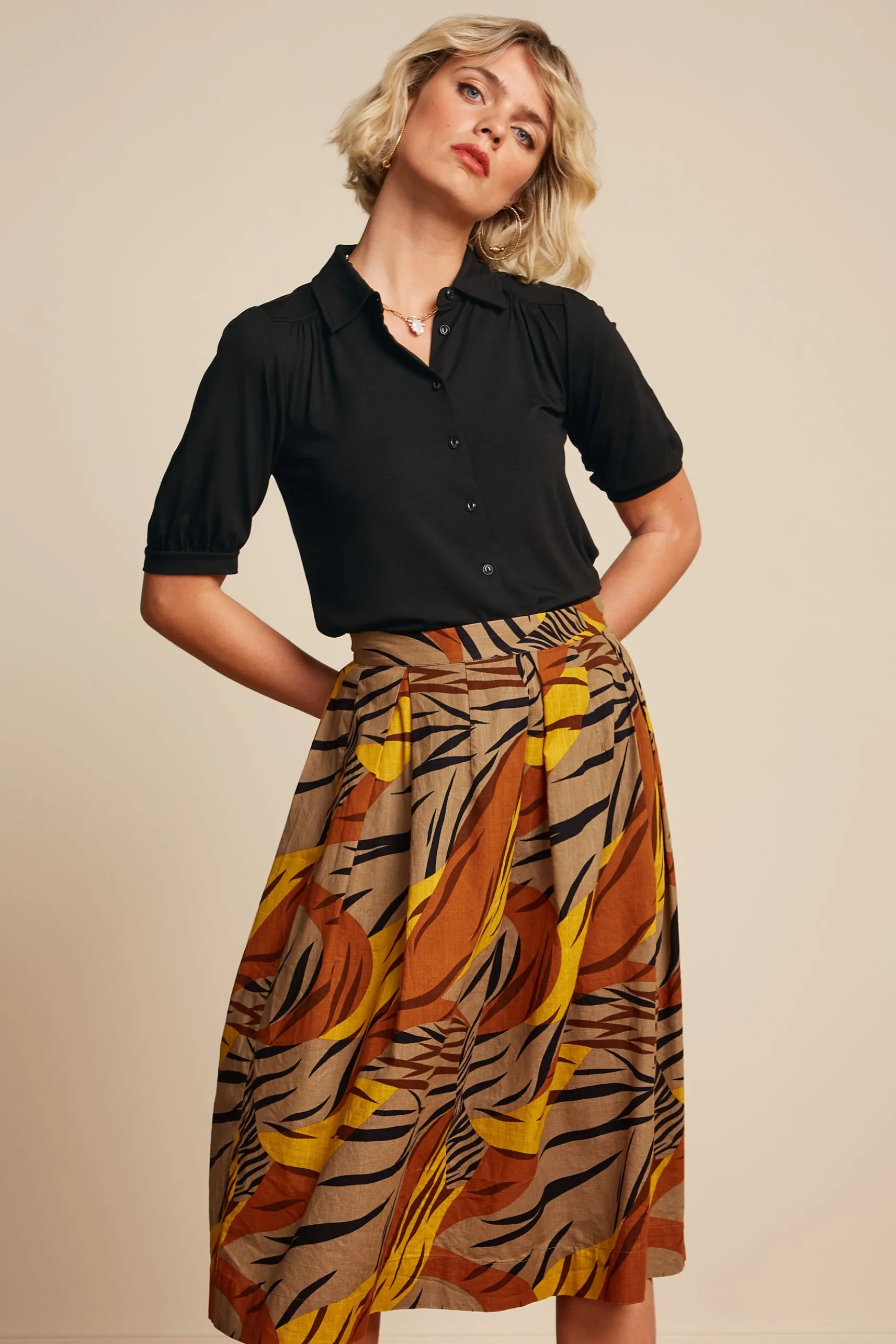 Suzette Pleat Skirt Zolea