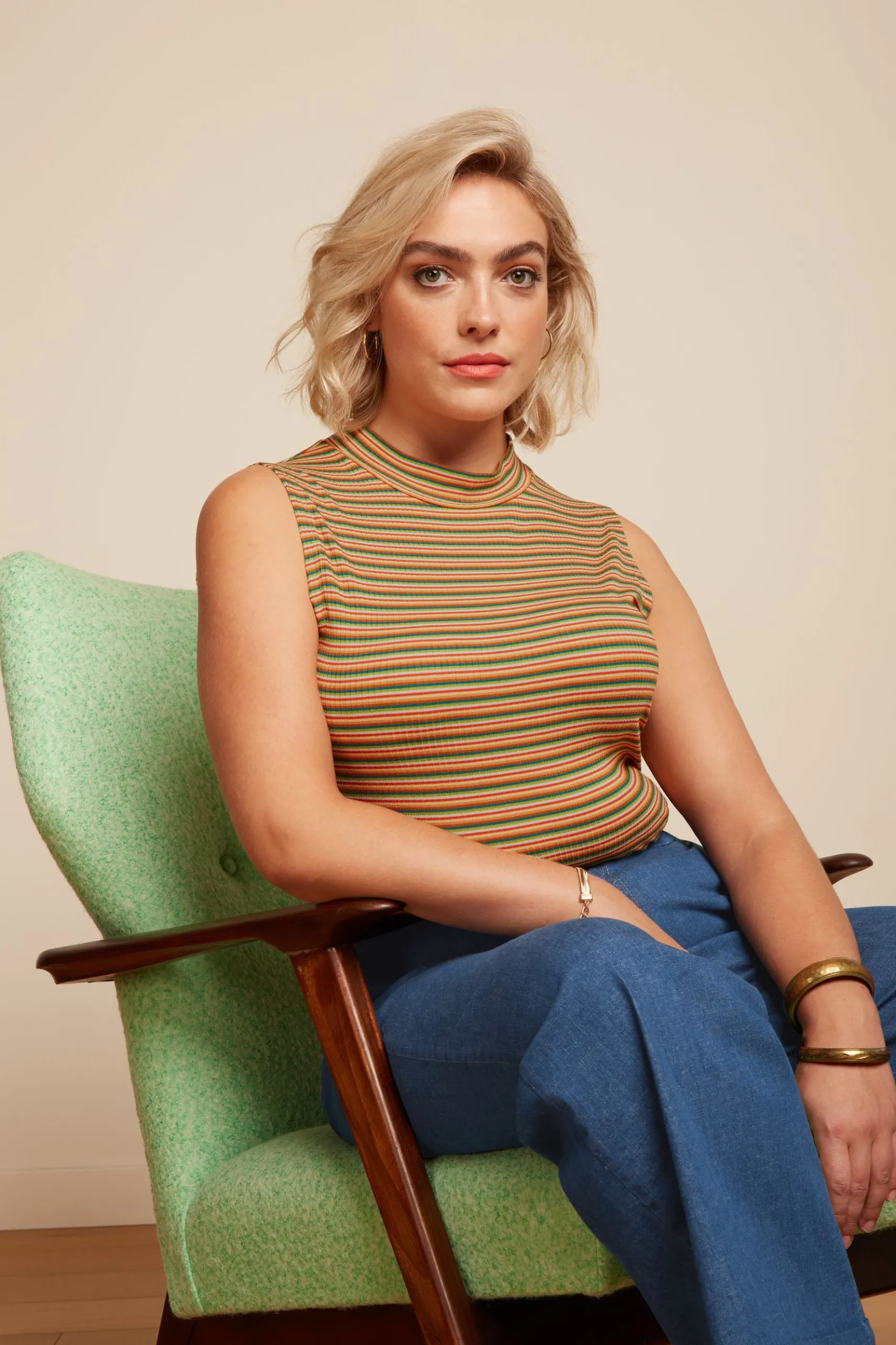 Turtle Top Boxy Stripe