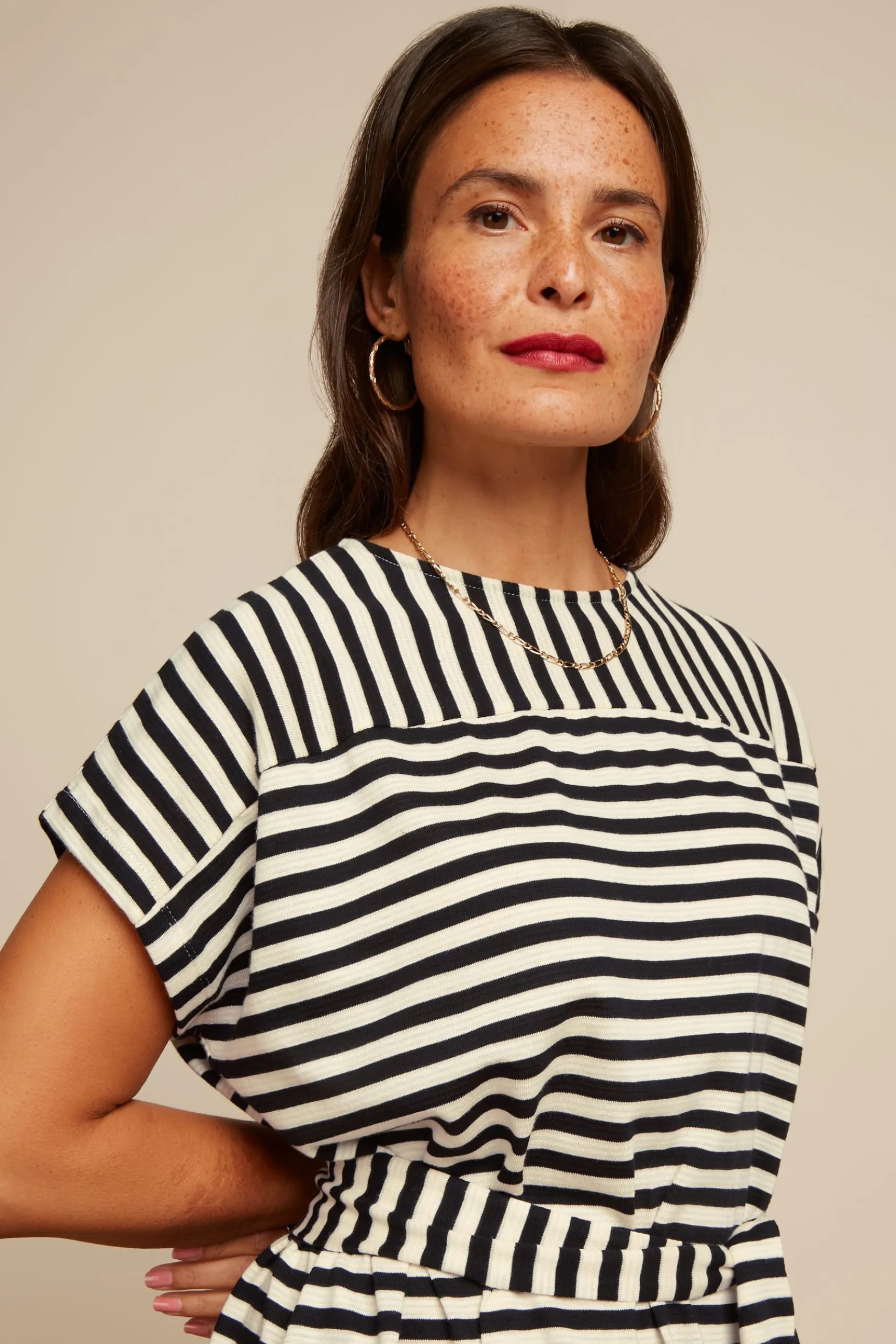 Vera Tunic Dress Chopito Stripe