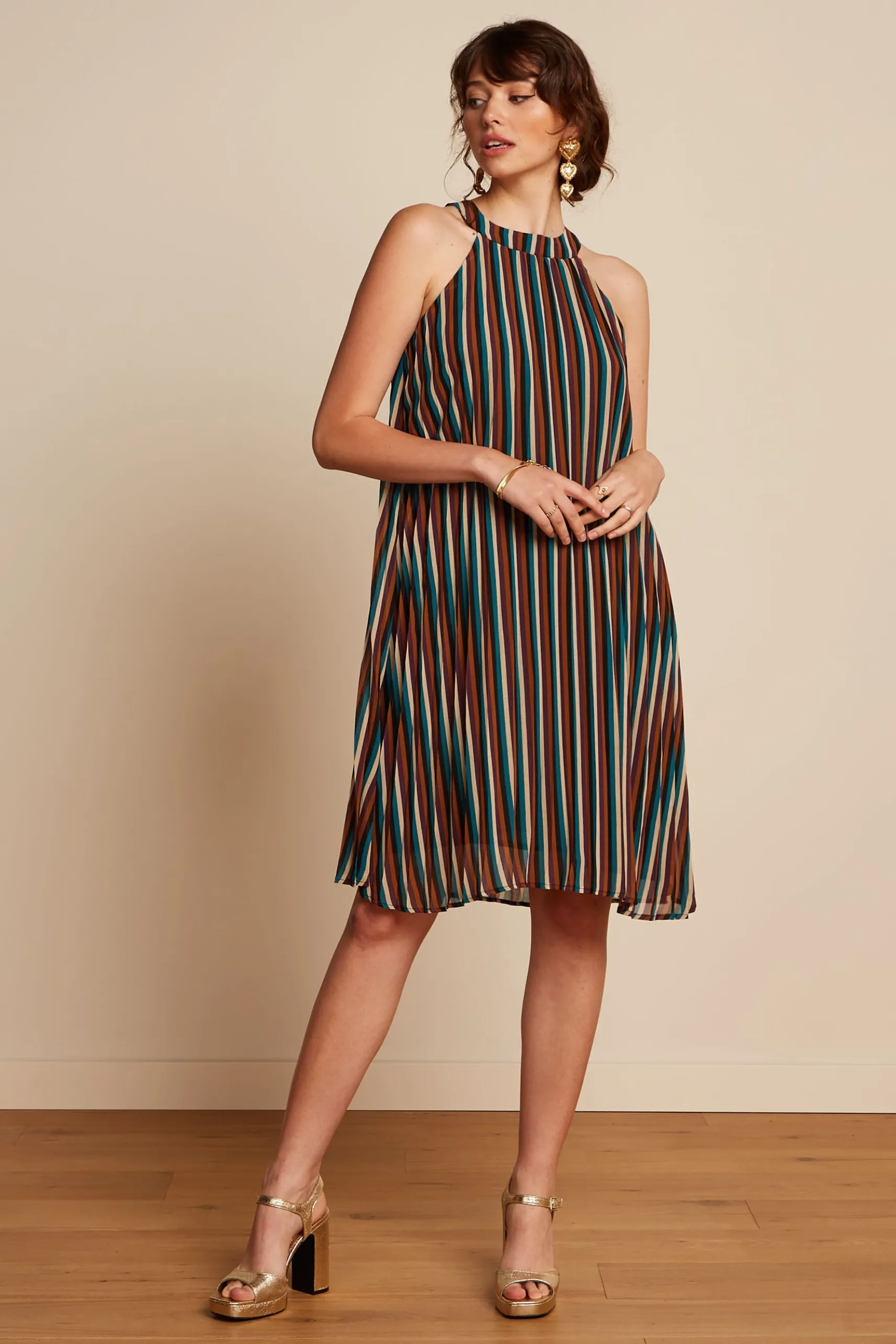 Virna Dress Piso Plisse