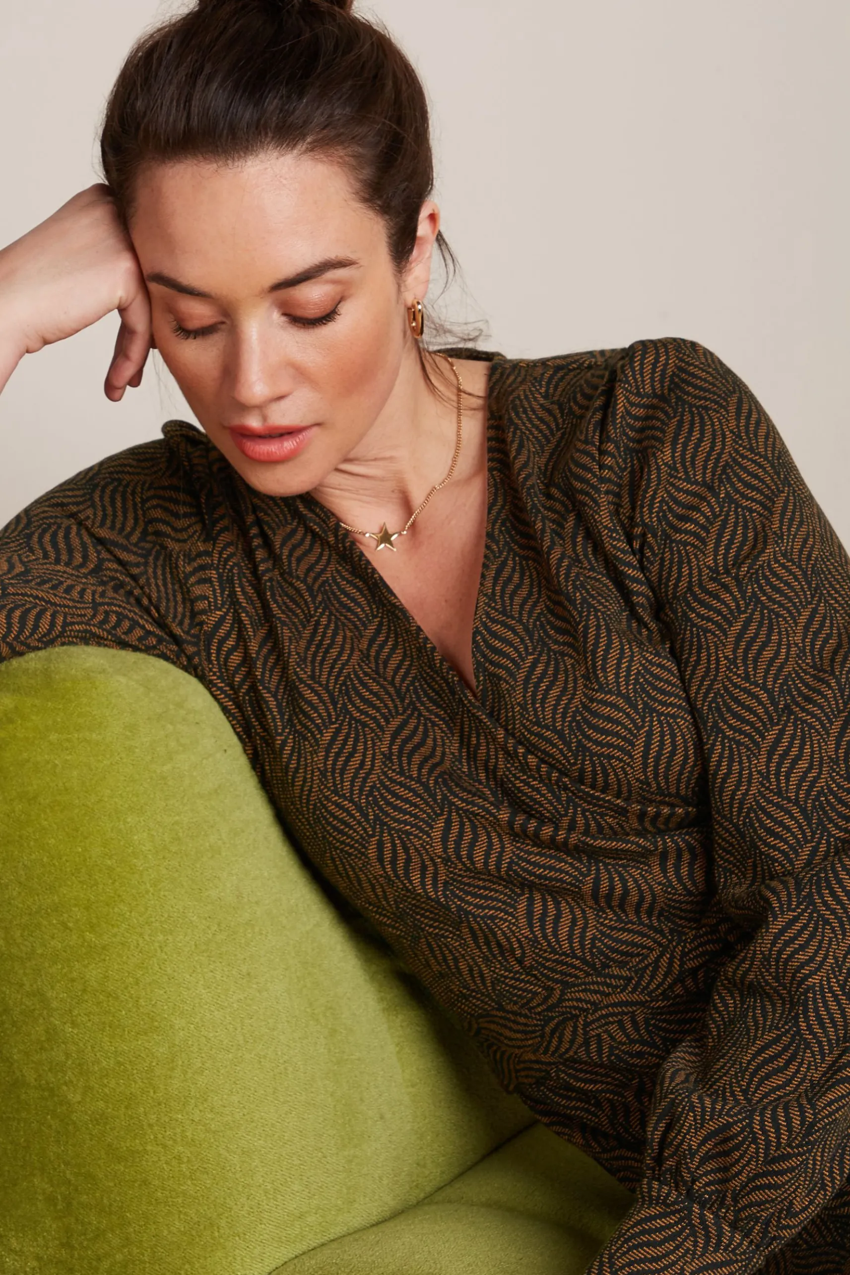 Zita Jumpsuit Ruby Jacquard